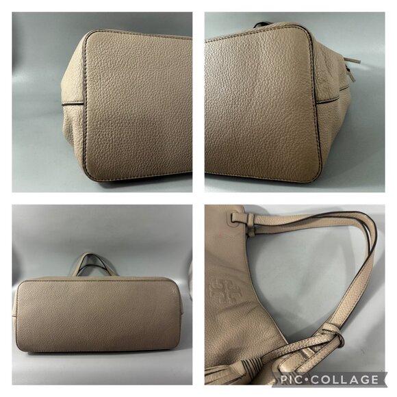 Tory Burch Taylor Triple-Compartment Tote in Chalk Gray - Picture 14 of 14